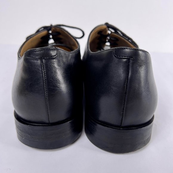 Cole Haan Black Leather Cambridge Plain Oxford Derby Mens Dress Shoes Size 11